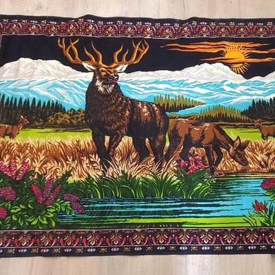 Vintage Velvet Wall Hanging