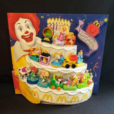 "Happy Birthday Happy Meal" Cake Display With Collectable Toys