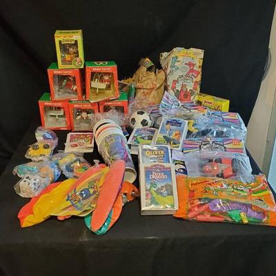 Mystery Lot McDonalds Cristmas Ornaments, Power Rangers, & More