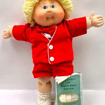 1985 “Cabbage Patch Kid” with Adoption Papers