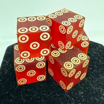 “Golden Nugget” Vintage Casino Dice #2