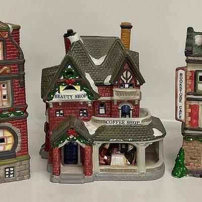“O’Well Novelty” Library & Other Christmas Village 