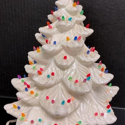 Ceramic Light-Up Christmas Tree