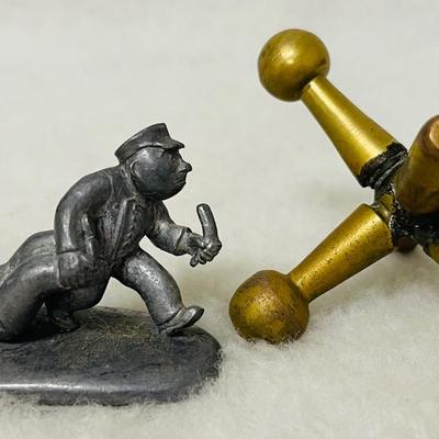Vintage Monopoly “Go To Jail” Pewter Figure and More