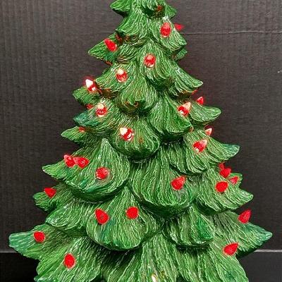 Vintage Ceramic Light-Up Christmas Tree #1