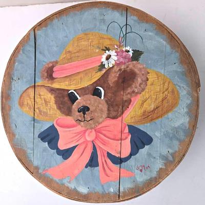Round Wooden Pantry Storage Cheese Box
