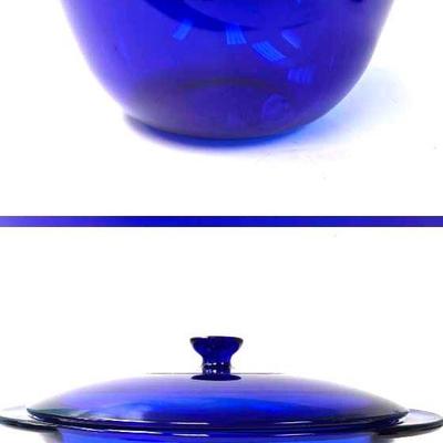 "Anchor Hocking" & "Arc France" Cobalt Blue Dishes