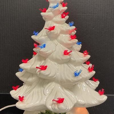 Vintage Ceramic Light-Up Christmas Tree #2