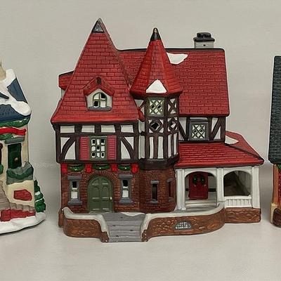 “Holiday Expressions” Porcelain Toy Shop & Other Christmas Village 