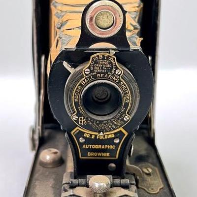 Antique “Kodak” Autographic Brownie Folding Camera