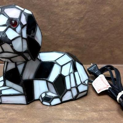 Stained Glass Bobble Head Lamp