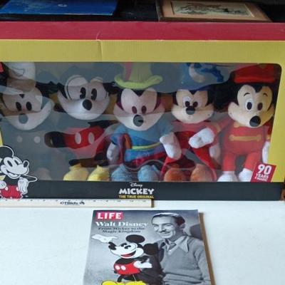 Mickey Mouse Lot 17 Featuring Mickey 90 Years of Magic Stuffed Mickeys