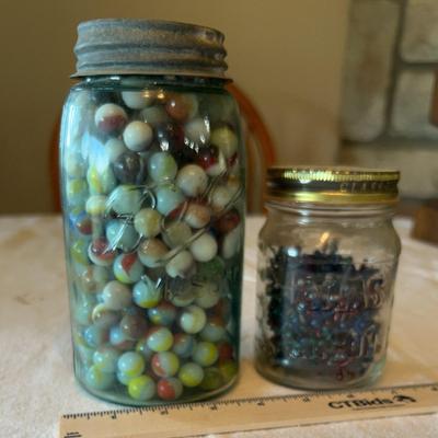 Antique Marbles And Jacks
