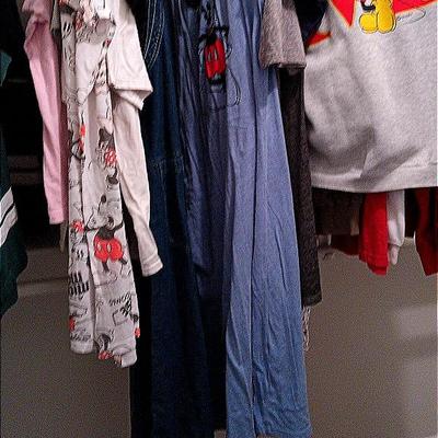 Large Lot Of Mickey Mouse Women's Clothing Sz L To 2x
