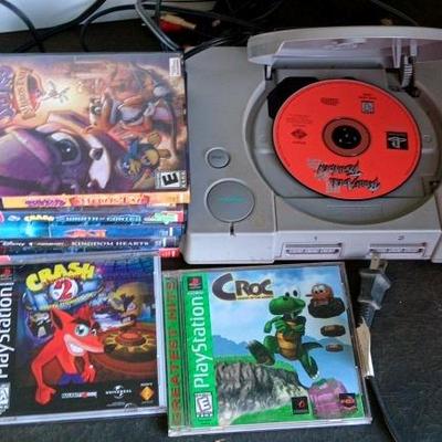 Sony PlayStation With Games