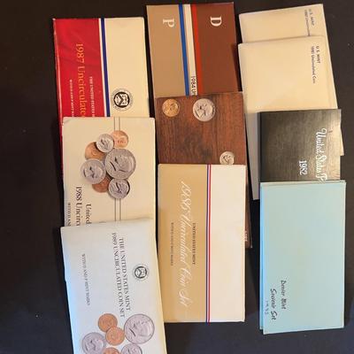 Almost A Decade Of Uncirculated Proof Coin Sets