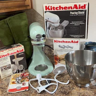 Used Kitchenaid Mixer With Three Attachments Inbox Never Opened Never Used