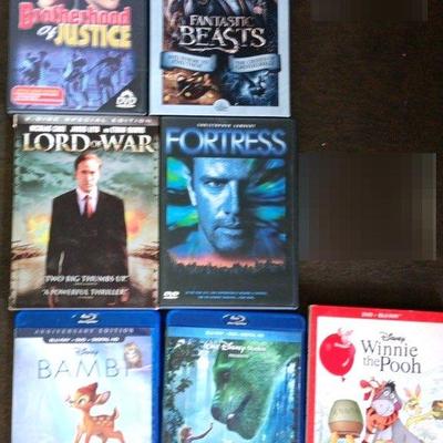 Lot Of DVDs And Blu-ray Movies  