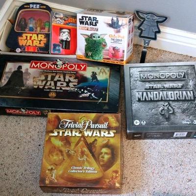 Star Wars Games, Featuring 2 Star Wars Monopoly games and Star Wars Trivial Pursuit