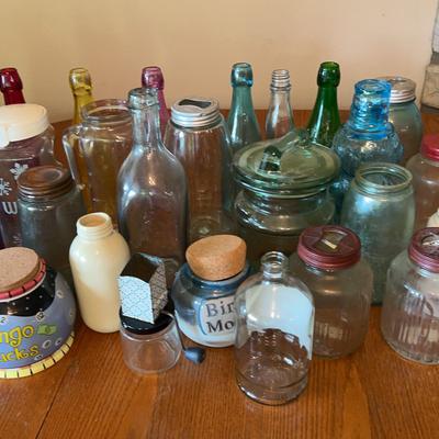 Vintage Jars And Bottles Ready For You To Repurpose