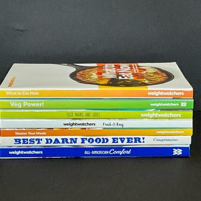 A Weight Watchers Book Stack
