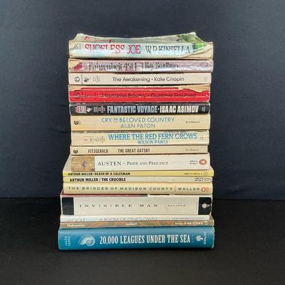 A Book Stack Of Classics