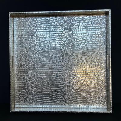 Large Leather-like Tray