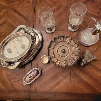 Silver Plated Trays And More