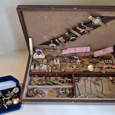 Cufflinks, Tie Pins, Lapel Pins & More