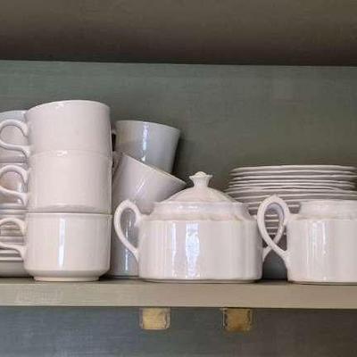 White Dinnerware.