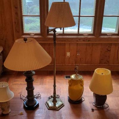 Assorted Lamps