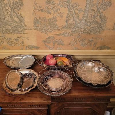 Silver Plated Trays