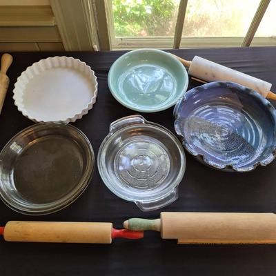 Pie Dishes & Rolling Pins