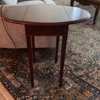 Oval Drop Leaf Side Table