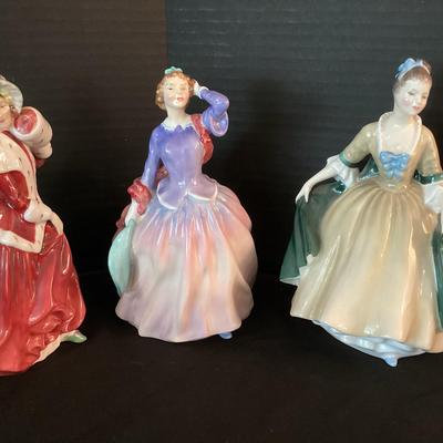 Trio Of Royal Doulton Ladies