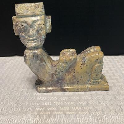 Soapstone Aztec Figure 