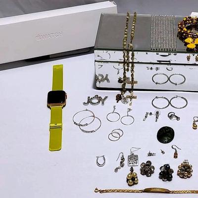 Series 4 Apple Watch Plus, Costume Jewelry & Box
