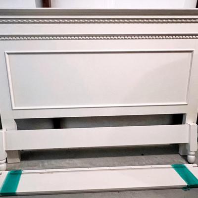Beautiful White, Solid Wood Bedframe