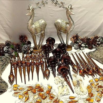 Elegant Hand-blown Glass Christmas Ornaments & More