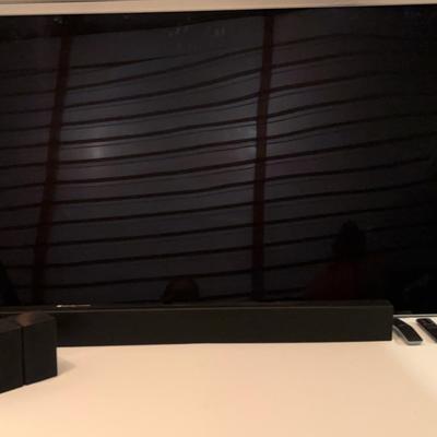 Samsung 55” TV With Dolby Audio, Remotes, Stand & Cords