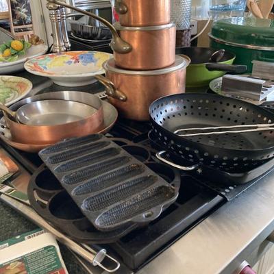 Copper Pans made in France