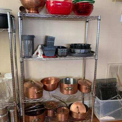 Copper Pots & Pans made in France & Mauviel Copper Pans