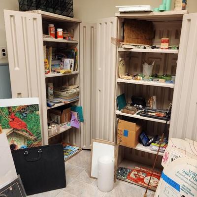 Sale Photo Thumbnail #53: Lockable Cabinets/Art Supplies