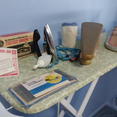 Sale Photo Thumbnail #23: Vintage Ironing Items, Modern Ironing Board