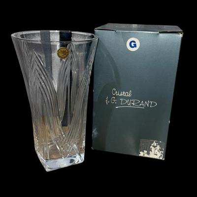 Cristal J.G Durand Vase France 