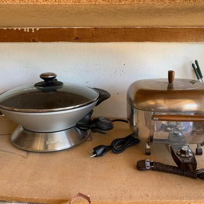 Breville Wok & Hallite Electric Skillet