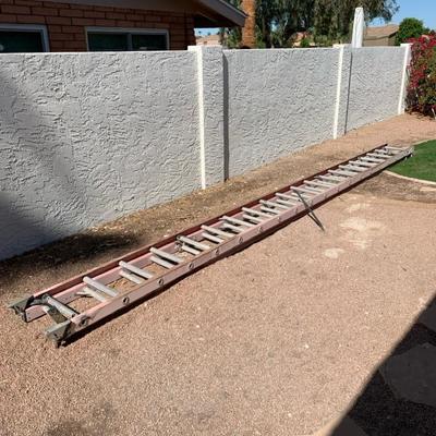 Red Extension Ladder