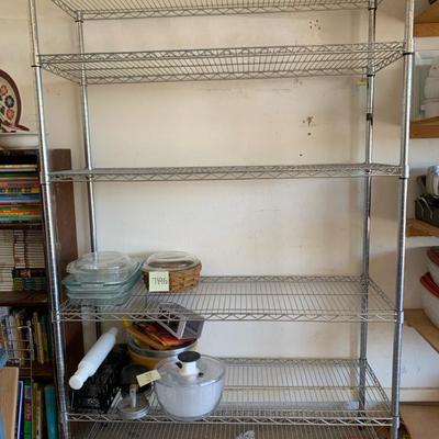Metal Shelving Unit 