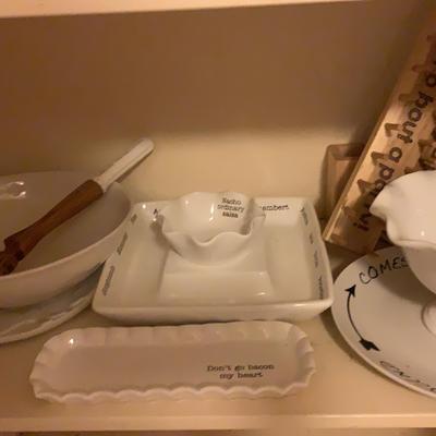 White Servingware Dishes