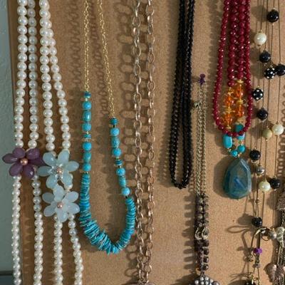 Lot F - Costume Jewelry - Betsey Johnson and other unmarked jewelry